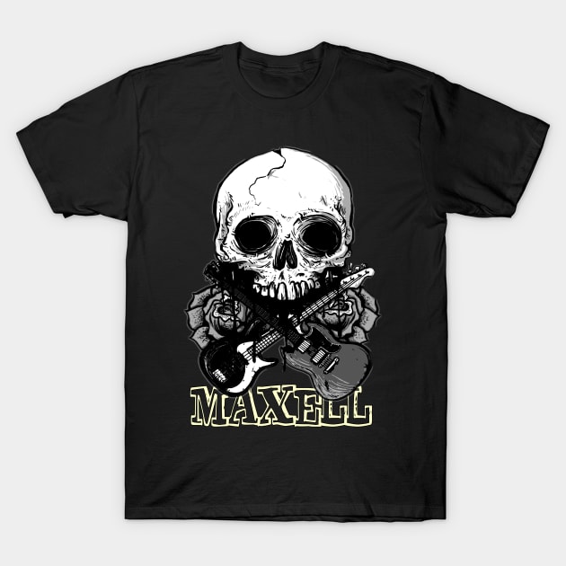 skull maxell T-Shirt by DelSy